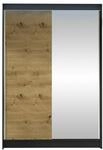 MIRJAN24 Kleiderschrank Lino I (Schiebet&uuml;renschrank mit Kleiderstange, Spiegel)