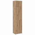 vidaXL Sideboard Sideboard 3 pcs Artisan-Eiche (2 St)