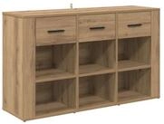 vidaXL Sideboard Sideboard Artisan-Eiche 100 x 30 x 59,5 cm Holzwerkstoff (1 St)