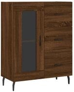 vidaXL Sideboard Sideboard Braun Eichen-Optik 69,5x34x90 cm Holzwerkstoff (1 St)