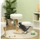 PawHut Kratzbaum 72 cm hoch, mit Spielball, Betten, Katzenkratzbrett, f&uuml;r...