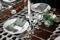 Adam Platzset Tischset Circles, (17-St), Made in Germany, f&uuml;r 8 Personen