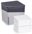 WENKO Luftentfeuchter Cube, f&uuml;r 80 m&sup3; R&auml;ume, mit 2 x 1000 g...