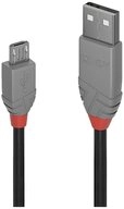 Lindy LINDY USB-Kabel USB 2.0 USB-A Stecker, USB-Micro-B Stecker 5.00 m Sch