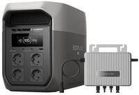 Ecoflow ECOFLOW DELTA 3 Max tragbare Powerstation, 2 048 Wh Solargenerator