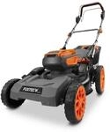 FUXTEC Akkurasenm&auml;her FX-E2RM46PROSET, 46 cm Schnittbreite, variabler...