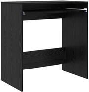 vidaXL Schreibtisch Schreibtisch Schwarz Eichen-Optik 77,5 x 43 x 79 cm (1-St)