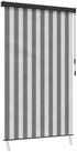 Rollo Rollo Anthrazit und Wei&szlig; 100 x 250 cm Stoff und Aluminium, vidaXL