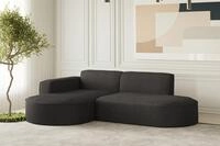Fun M&ouml;bel Ecksofa Designersofa PALMA XS in Stoff Scala oder Noel, Auch mit...
