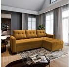 Masseno Ecksofa MILO mit Schlaffunktion L-Form, Sofa mit Bettkasten