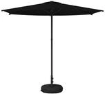 vidaXL Sonnenschirm Garten-Schirm mit Fu&szlig; 270 x 270 cm Polyester Rechtwinklig