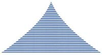 vidaXL Sonnensegel Sonnensegel 7 x 5 x 5 m HDPE, (1-tlg)