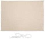 relaxdays Sonnensegel Beiges Sonnensegel rechteckig, (Sonnensegel-Set, 1x