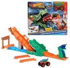 Hot Wheels Autorennbahn Hot Wheels Monster Trucks Krokodil Crash Challenge