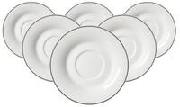 Ritzenhoff & Breker Untertasse Ostfriese Teeuntertassen &oslash; 12,5 cm 6er Set, (6...