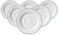 Ritzenhoff & Breker Untertasse Ostfriese Teeuntertassen &oslash; 12,5 cm 6er Set, (6...