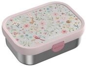 Mepal Lunchbox Campus Edelstahl-Brotdose mit Gabel 18 x 13 cm,...