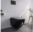 Bernstein Dusch-WC PRO+ 1104, Wandh&auml;ngend, Dusch-WC schwarz eckig...