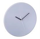 relaxdays Wanduhr Graue Wanduhr ohne Zahlen