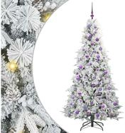 vidaXL K&uuml;nstlicher Weihnachtsbaum K&uuml;nstlicher klappbarer Weihnachtsbaum Wei&szlig;...