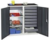 STUMPF Schublade Stumpf Werkzeug- und Materialschrank Serie 3000 lichtgrau /
