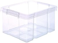 BigDean Stapelbox Kunststoffbox Eurobox stapelbar 44x35x24cm passt in...