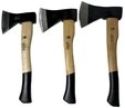 VaGo-Tools Axt Beil Gartenaxt Spaltaxt3 tlg Set 600 800 1000g