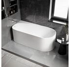 Bernstein Badewanne ONDA CORNER Wei&szlig; gl&auml;nzend 170 x 78 cm, Eckbadewanne links...