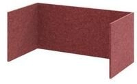 HAMMERBACHER Regal Filzeinschub FlexWall 80cm 1OH bordeaux