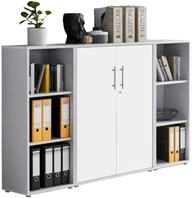 BMG M&ouml;bel Aktenschrank Office Edition Set2 (3-teiliges B&uuml;roschrank-Set,...
