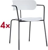meet Besucherstuhl Bistro (4 St), 4 St&uuml;ck im Set
