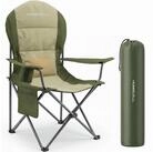 HOMECALL Campingstuhl Hochlehner 110cm mit Lendenwirbelst&uuml;tze Klappstuhl...