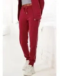KangaROOS Relaxhose mit kontrastfarbenem Piping, Loungewear rot 52/54