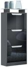 Vladon Schuhschrank Space V2 (Schuhkipper, f&uuml;r 12 Paar Schuhe mit 3 Klappen und