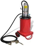 vidaXL &Ouml;labsaugpumpe Profi Fettpresse Druckluft Abschmierpresse 12 Liter