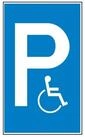 wolk Aufkleber SafetyMarking Parkplatzschild Alu B400xH600 mm Nur f&uuml;r...