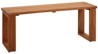 Dehner Balkonset Gartenbank Macao, 2-Sitzer, 115 x 45 x 35 cm, modern-schlichte