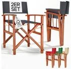 Casaria Regiestuhl, Klappbarer FSC&reg;-zertifizierter Holz Gartenstuhl bis 160 kg