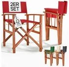 Casaria Regiestuhl, Klappbarer FSC&reg;-zertifizierter Holz Gartenstuhl bis 160 kg