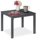 relaxdays Gartentisch Beistelltisch Balkon, grau