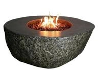ELEMENTI Feuertisch Gasfeuerstelle "Vesuv" in Basalt-Optik, (Inklusive
