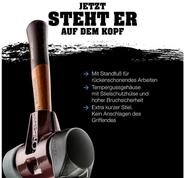 Gummihammer HALDER SIMPLEX Schonhammer &Oslash; 60 mm Gummi schwarz / TPE-mid grau mit