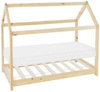 ML-DESIGN Spielbett Hausbett Kinderbett inkl. Lattenrost kreativ Bodenbett f&uuml;r