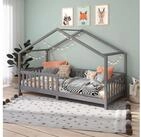 IDIMEX Hausbett LISAN, Hausbett Tipibett Kinderbett Montessori Bett massive...