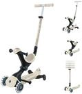 Globber Dreiradscooter 745-566 GLOBBER GO-UP ACTIVE LIGHTS ECO Kokoswei&szlig;, mit...