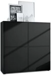 Vladon Highboard Cuba V2 (Schrank, 104 x 105,5 x 35,5 cm Sideboard mit 8...