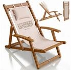 Juskys Gartenliege Tavira, 1er Set, 1 St., Verstellbare Lehne, Klappbar,...