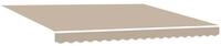vidaXL Markise Markisenersatzstoff Beige 4 &times; 3,5 m Polyester (1-St)