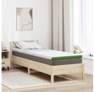Matratzenauflage vidaXL, Matratzenauflage Wei&szlig; und Gr&uuml;n 80 x 200 cm Jacquard...