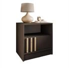 Lookway Nachttisch NELA mit Lamellen und Schublade (1x Nachttisch), Breite: 51...